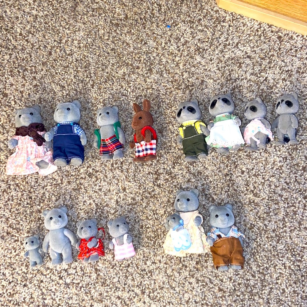 Lot of sylvanian families calico critters